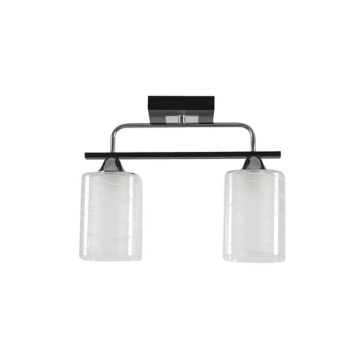 Lustra Niege Crom+Negru+Alb 2xE27 60W