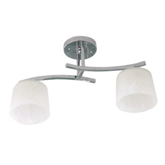 Lustra Nora Crom+Alb 2xE27 60W