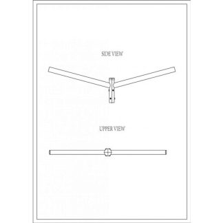 Brat Dublu Drept 180° 1.5M