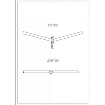 Brat Dublu Drept 180° 1.5M