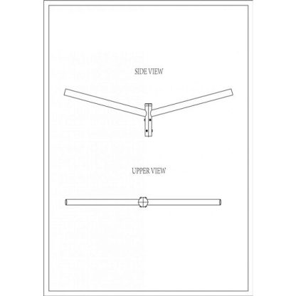 Brat Dublu Drept 180° 1.5M