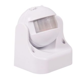 Senzor Prezenta IP44 180° Alb