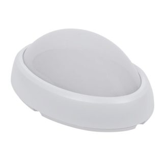 Lampa BAT LED Ovala 12W IP65 Alb
