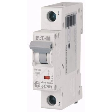 Siguranta intrerupator automat Xpole Home 25A 1P C 4.5kA HL-C25/1