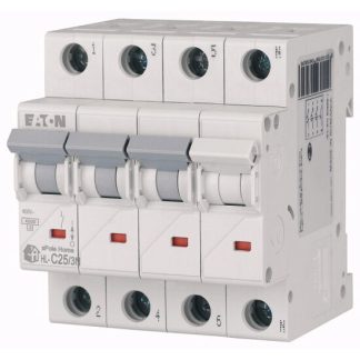 Siguranta intrerupator automat Xpole Home 25A 3P+N C 4.5kA HL-C25/3N