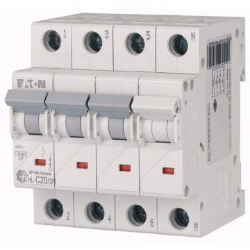 Siguranta intrerupator automat Xpole Home 20A 3P+N C 4.5kA HL-C20/3N
