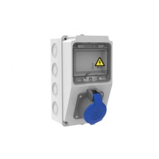 Tablou organizare de santier, Sigurante 1P (1x16A) 220V IP44