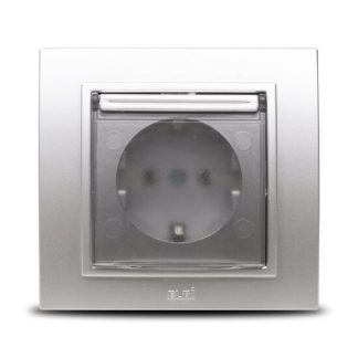 Zena Gri Metalizat Priza Capac CP ST