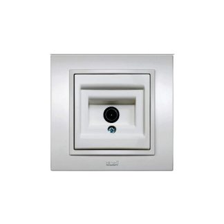 Zena Gri Metalizat Priza TV Ecranata Intermediara ST