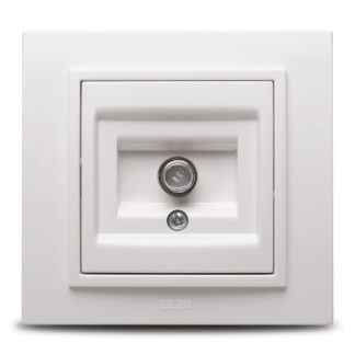 Zena Alb Priza Satelit F Conector ST