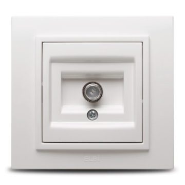 Zena Alb Priza Satelit F Conector ST