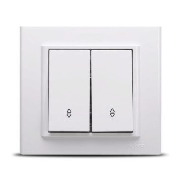 Comutator Cap Scara ST Alb Ovivo Mina