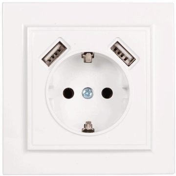 Priza Schuko 2xUSB ST