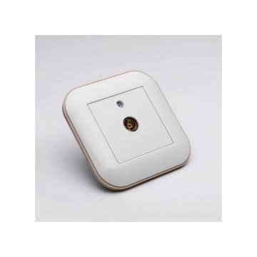 Priza TV Intermediara Alb Kraft Ovivo Loft
