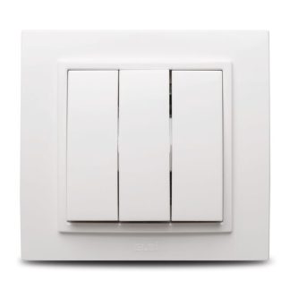 Zena Alb Intrerupator Triplu ST