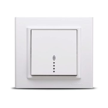 Intrerupator Cap Scara LED ST Alb Ovivo Mina