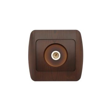Zirve Priza TV Conector F Nuc Inchis