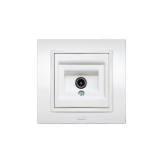 Zena Alb Priza TV Ecranata Terminala ST