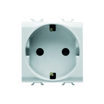 Priza Schuko 2M Alb