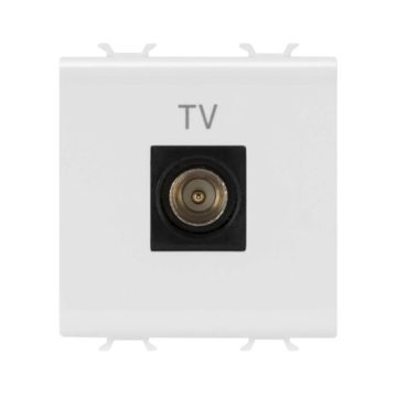 Priza TV Capat 2M Tata 9.5mm Alb