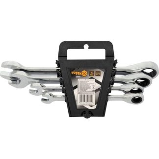 Set 4 chei combinate cu clichet 10 - 19 mm Vorel 52661