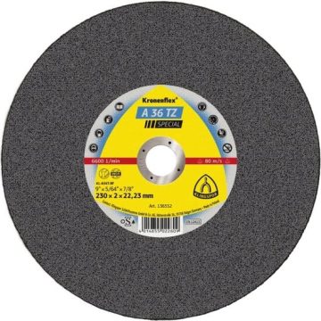 A 36 TZ disc debitare, 230 x 2 x 22,23 mm Drept, Klingspor 136552