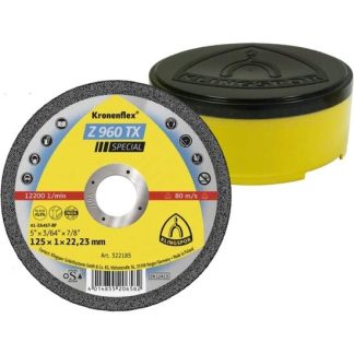 Z 960 TX disc debitare Zircon, 125 x 1 x 22,23 mm Drept, Klingspor 322185
