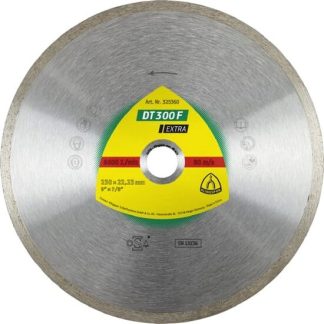 DT 300 F disc diamantat de debitare, 125 x 1,6 x 22,23 mm 1,6 x 7 mm, margine continua, Klingspor 325358