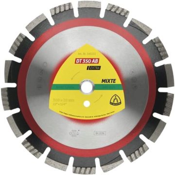 DT 350 AB Extra disc diamantat de debitat mari pentru Asfalt, Beton, Klingspor 349235