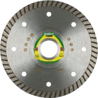 DT 900 FT disc diamantat de debitare, 115 x 1,4 x 22,23 mm 1,4 x 7,5 mm, margine turbo continua, Klingspor 325392
