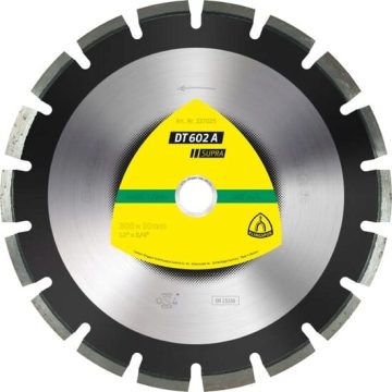 DT 602 A disc diamantat de debitare, 350 x 3,2 x 25,4 mm 21 Segmente 40 x 3,2 x 10 mm, cu segmente departate, Klingspor 325092