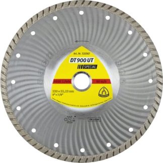 DT 900 UT disc diamantat de debitare, 230 x 2,5 x 22,23 mm 2,5 x 10 mm, margine turbo continua, Klingspor 325367