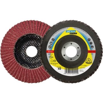 SMT 924 disc lamelare frontale ceramic, 125 x 22,23 mm Granula 40 Curbat, Klingspor 322867