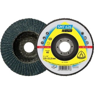 SMT 626 disc lamelare frontale, 125 x 22,23 mm Granula 80 Curbat, Klingspor 321698