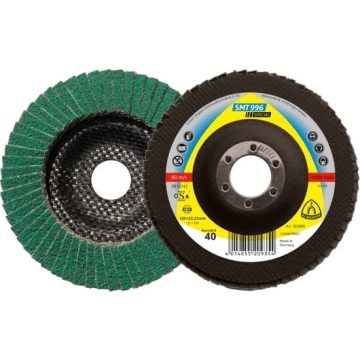 SMT 996 disc lamelare frontale Multistrat ceramic, 115 x 22,23 mm Granula 80 Curbat, Klingspor 322851