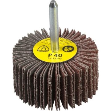 KM 613 Perii abrazive cu tija, 60 x 40 x 6 mm Granula 60, Klingspor 13069
