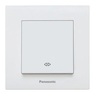 Intrerupator cap cruce 10AX 250V alb Panasonic P-KP1.CR