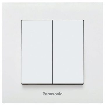 Comutator simplu 10AX 250V alb Panasonic P-KP2