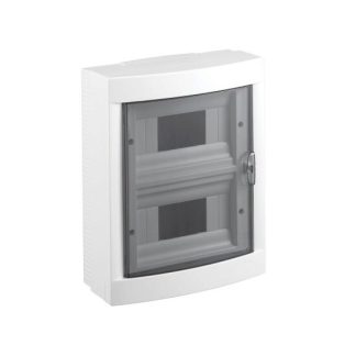 Cutie sigurante 16M PT 8x2 randuri IP40 usa transparenta Viko VL-CS16.A