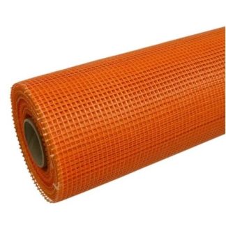 Plasa de armare din fibra de sticla, portocalie, 160gr/mp, 50m/rola, PREMIUM, Valcor VLC51004