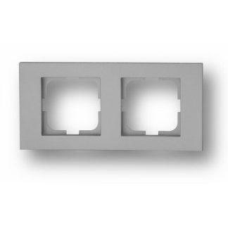 Rama dubla 2M Grano ST Metalic argintiu Ovivo 400-100000-226