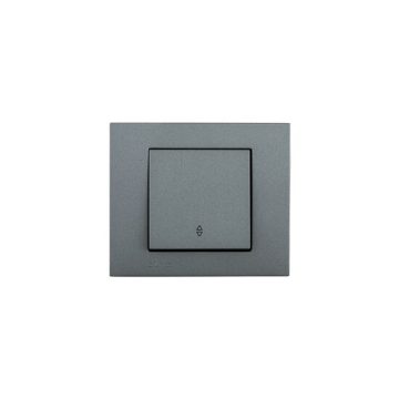 Intrerupator cap scara Grano ST Metalic fumuriu Ovivo 400-110200-209