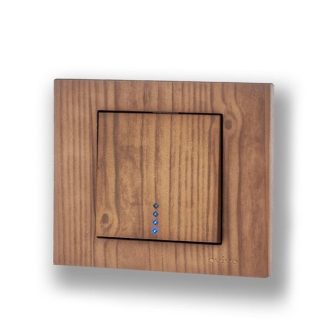 Intrerupator cu LED Grano ST Woods masiv Ovivo 400-140200-201