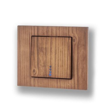 Intrerupator cu LED Grano ST Woods masiv Ovivo 400-140200-201
