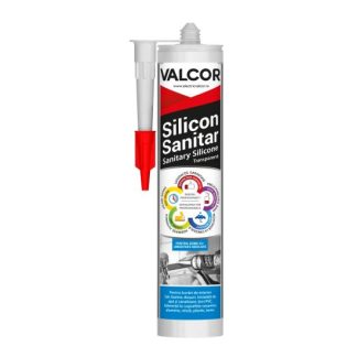 Silicon sanitar pentru spatii cu umiditate ridicata Transparent 280ml Valcor VLC42003