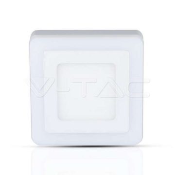 Panou LED Patrat 6W+2W Alb rece EMC+CR80 V-Tac SKU-4924 VT-809