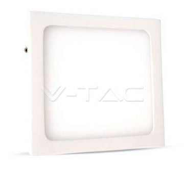 Panou LED 6W Montaj la suprafata Premium Patrat Alb V-Tac SKU-4909 VT-605SQ