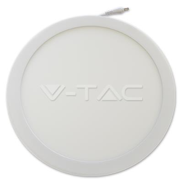 Panou LED 12W Premium Rotund Alb rece V-Tac SKU-4912 VT-1205RD
