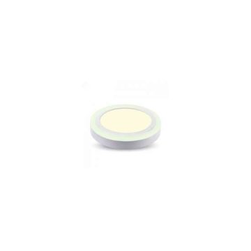 Panou LED Rotund 6W+2W Alb rece EMC+CR80 V-Tac SKU-4892 VT-809