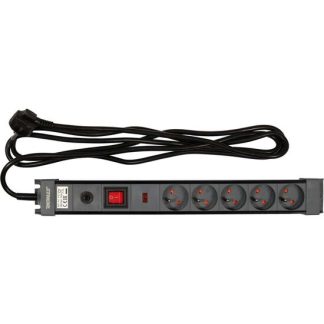 Prelungitor electric 5 prize cu întrerupator, 3 m Sthor 72370